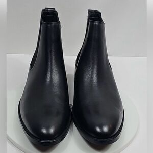 WORN ONLY ONCE - Cole Haan Water Resistant Chelsea Black Leather Men's Boots, 8M